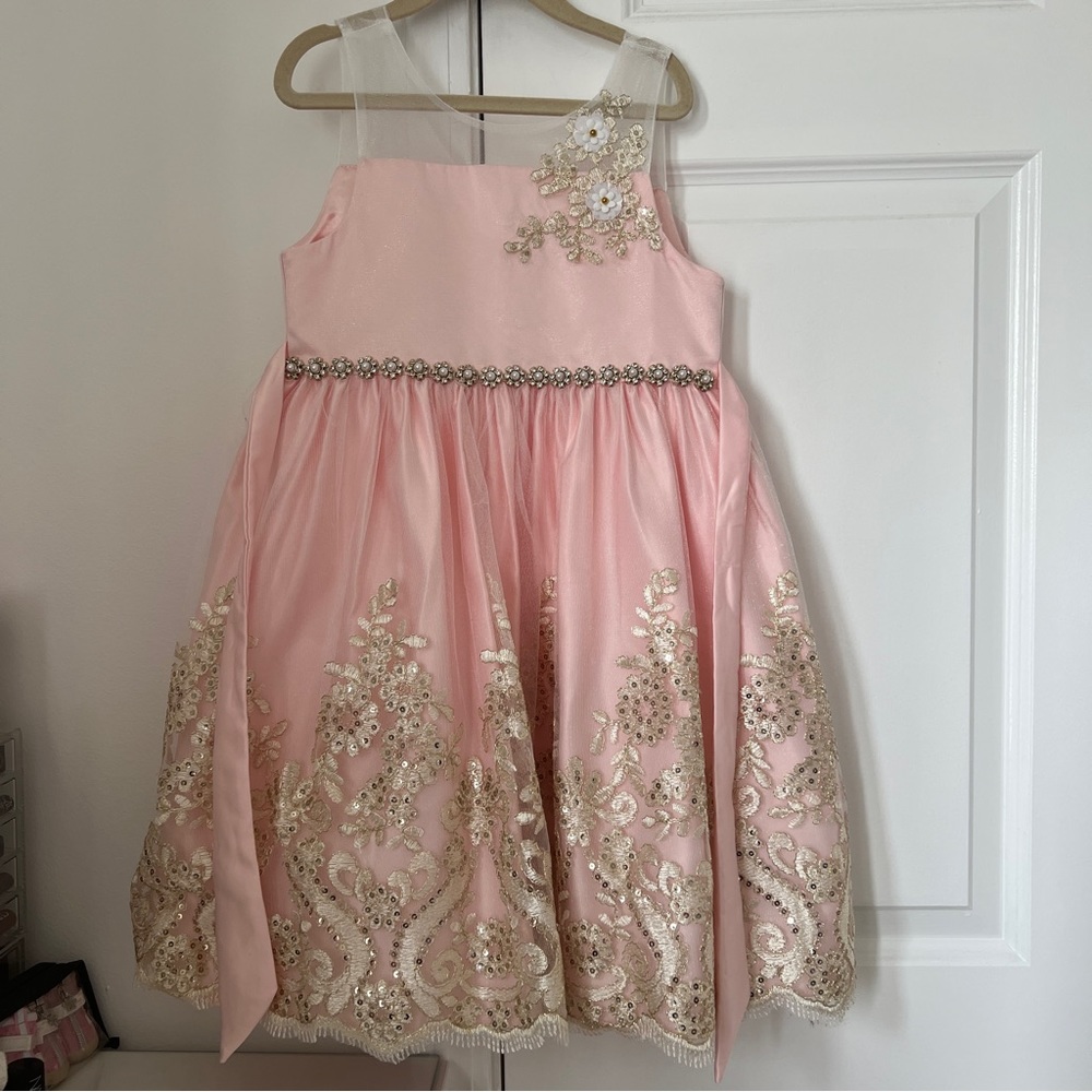 Girls Pink Gown